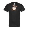 Unisex Poly-Rich V-Neck T-Shirt Thumbnail